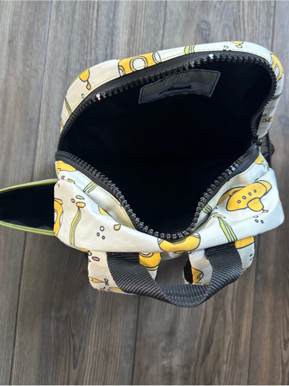 Preschool Daycare Kids Bookbag - Yellow Submarine Print - Picture 4 of 7